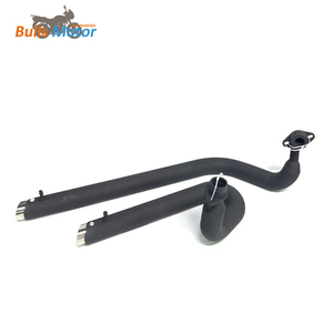 Per <span class=keywords><strong>Yamaha</strong></span> V Star <span class=keywords><strong>650</strong></span> <span class=keywords><strong>XVS</strong></span> 400 tubo di scarico completo marmitta nera - Product Image 6
