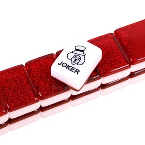 Poker Malasia Singapur <span class=keywords><strong>Rummy</strong></span> Mahjong de 2 colores Fichas de juego personalizables - Product Image 2