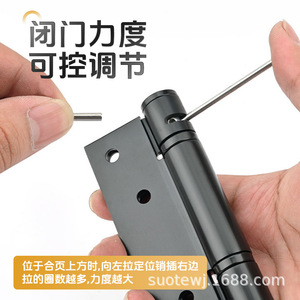 Sotgu Stainless Steel <b>Hinge</b> 95 Degree Positioning Automatic Door Closer Hydraulic Buffer <b>Spring</b> With Adjustable Speed - Product Image 4