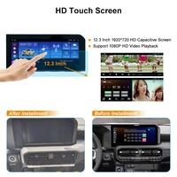 Autoradio GPS 12,3 pouces pour Land Cruiser Prado 2024, Android 13, CarPlay, WiFi, émetteur FM, unité centrale de tableau de bord 1
