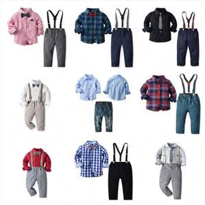 BSL89 Conjunto de 3 Piezas de Traje Formal para Bautizo de Bebé Niño, Regalo, Manga Larga, Otoño, Poliéster/Algodón - Product Image 6