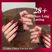 Miss Gooey Vernis Gel Magnétique Effet Œil de Chat 3 Couleurs Sans TPO Sans HEMA Vente en Gros Marque Privée Fournitures pour Ongles OEM Personnalisées