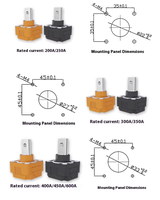 Premium 1500V ABS/Nylon IP67 Wasserdichter Männlicher/Weiblicher Flammhemmender Stromkabeladapter für Automobil-/Solarenergiesysteme