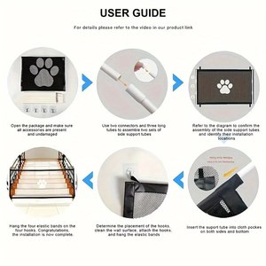 Portable Dog Net Doors, Dog Isolation Nets and Dog Safety Fences and Non Perforated Pet Supplies to Ensure Pet Safety - Product Image 5