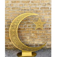 Arbre étoile lune en bois Eid Mubarak fête de Thanksgiving fête de noël mariage salon intérieur extérieur Ramadan décor SD107