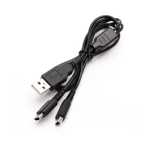 1.2m Universal Game USB Charger Charging Power Cable Cord 2 in 1 Power Charger For Nintendo DS NDS Lite NDSL /DSI LL/ XL
