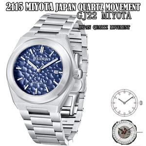 Reloj de Lujo para Caballero con Movimiento Japonés Automático de Alta Gama, Relojes para Hombre OEM de Alta Gama con Correa de Cuero y Acero Inoxidable - Product Image 4