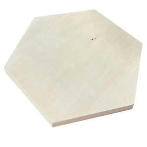 <strong>Unfinished</strong> Hexagon Wooden Block <strong>Panels</strong> for Painting, Blank <strong>Wood</strong> Hexagon Framed Boards for Crafting Art Pouring Block - Product Image 5