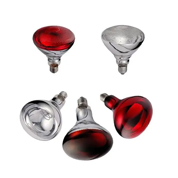 Lampe chauffante à infrarouge 250W, appareil de bonne qualité, lampe chauffante rouge
