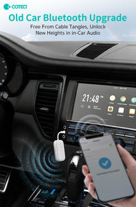 <span class=keywords><strong>Émetteur</strong></span>-<span class=keywords><strong>récepteur</strong></span> sans fil COTECI BT, adaptateur audio pour voyage en avion, <span class=keywords><strong>émetteur</strong></span>-<span class=keywords><strong>récepteur</strong></span> BT 3,5 mm pour <span class=keywords><strong>TV</strong></span>, haut-parleurs de voiture, casque - Product Image 5