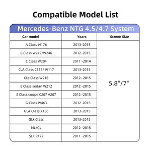 リズムカーナビゲーションCarPlayレトロフィットキットメルセデスベンツNTG 4.5 4.7ワイヤレス有線Android AutoクラスW176 2013 2015 - Product Image 2
