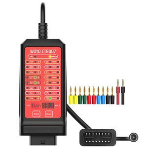 NOUVEAU Boîtier de raccordement WOYO CTB007 en acier inoxydable avec câble OBD de 70 cm, test CAN 12V/24V pour port OBDII, certifié CE/FCC, charge 2.0A - Product Image 1