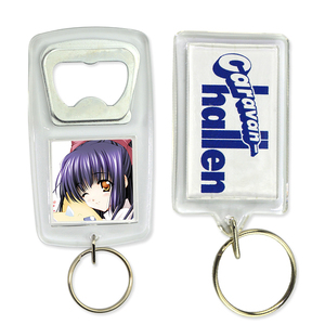 In ấn trong suốt khung ảnh thẻ in Acrylic biểu tượng tùy chỉnh mở chai nhựa Móc chìa khóa - Product Image 2