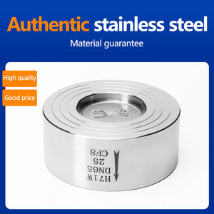 Factory Direct Sales Stainless Steel <strong>Valve</strong> <strong>SS</strong> 304 Wafer <strong>Check</strong> <strong>Valve</strong> for Water Oil Gas - Product Image 3