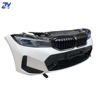 Pour BMW série 3 G20 G28 320 325 330 ensemble de radiateur calandre plaque d'aile couvercle moteur nouvelles pièces automobiles assemblage de pare-chocs avant