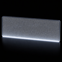 Plaque de guidage lumineux en acrylique PMMA sur mesure à haute luminosité pour panneau LED, éclairage de plafond, rétroéclairage
