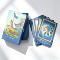 Cartas de Tarot Personalizadas de Fábrica, Mazo de Oráculos con Folleto, Excelente Juego de Mesa de Adivinación Predictiva en Papel