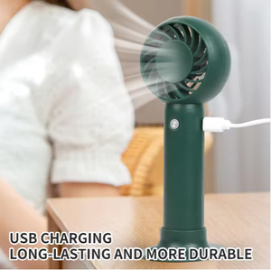 Ventilador de Mano USB Recargable de Alta Velocidad, Mini Ventilador Portátil con Logotipo Personalizado al por Mayor de Fábrica 2025, Ventilador de Tres Velocidades para Mujeres - Product Image 3