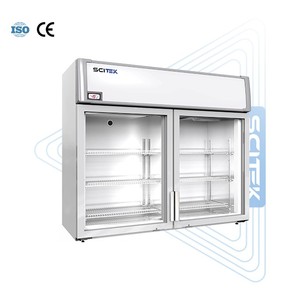 SCITEK -25 ° Congelador Vertical C de -10 a -25 Grados ° Sensor NTC, Termostato Electrónico, Enfriamiento por Aire Forzado, Puerta de Vidrio Templado de Doble Capa - Product Image 4