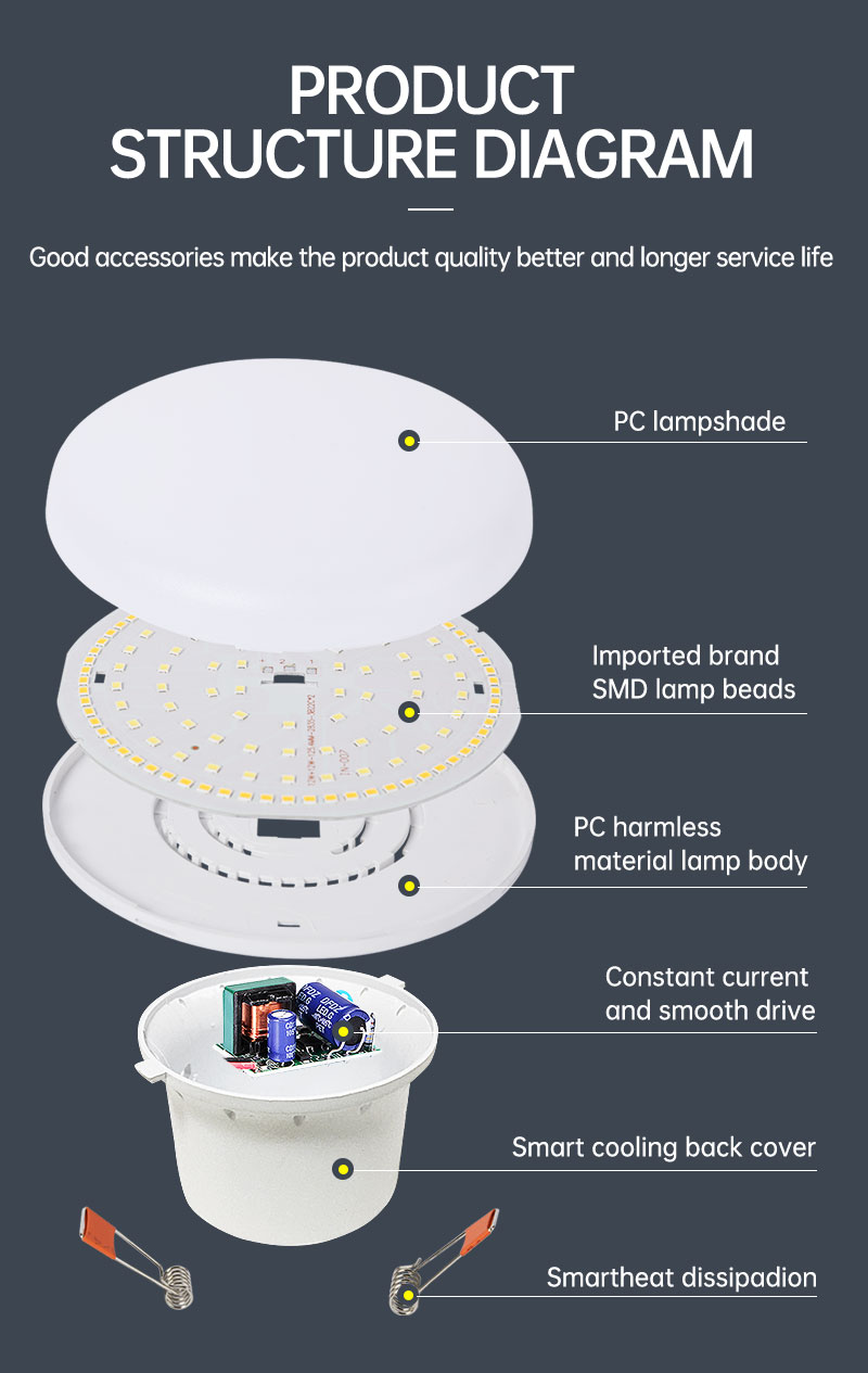 Modern decor 12w recessed downlight trimless led downlight ceiling 12W round spot light project trimless downlight for hotel