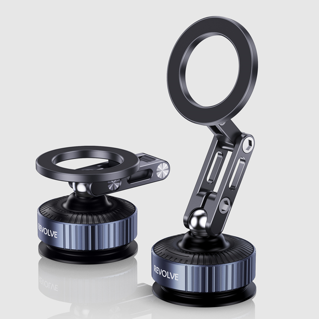 2025 Upgraded Car Mobile Phone Mount 360 Adjustable Vacuum Suction Cup Magnetic Car Phone Holder for Dashboard Windshield