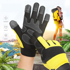 通用防滑耐用触摸屏户外工作花园种植自行车攀岩手保护全手指手套 - Product Image 3