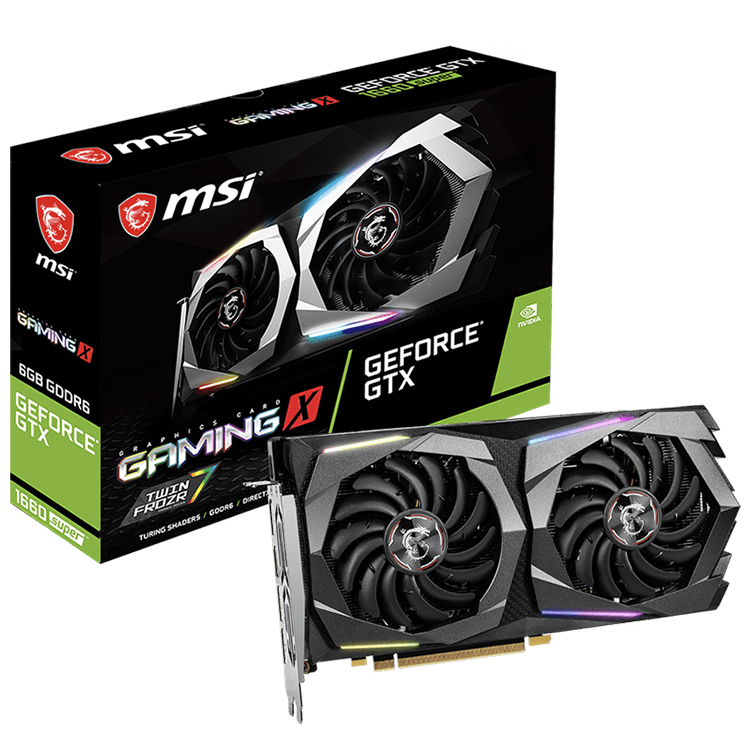 【箱あり動作確認済】GeForce GTX 1660 SUPER 6GB MSI NVIDIA GTX 1660 SUPER GAMING X - 6GB GDDR6 Graphics Card