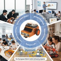 Coche Robótico WeeBot 3 en 1 con Estructura Metálica Avanzada para Principiantes en Educación STEM con Curso Instructivo Gratuito