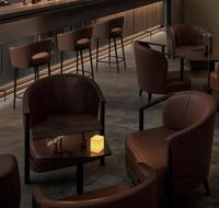 Ensemble de canapés Chesterfield de luxe sur mesure - Design européen en cuir pour bar à domicile et hôtel - Mobilier commercial durable