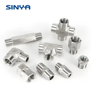 L Male Adapters 1/2" 1/8 In Tube Fitting Stainless Steel 90 Degree Elbow NPT SS Pipe Fittings Male Instrument Male Elbow