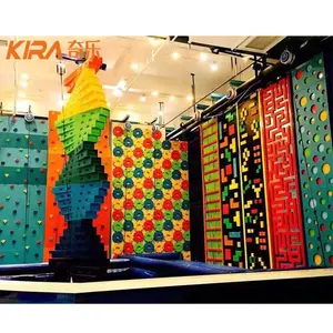 Cheap Price Artificial Indoor Rock Climbing Wall Kids Playground Equipment For Sale