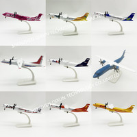 Modèle d'avion décoratif ATR à l'échelle 1:200, 20 cm, jouet en métal moulé sous pression, design personnalisé, classique