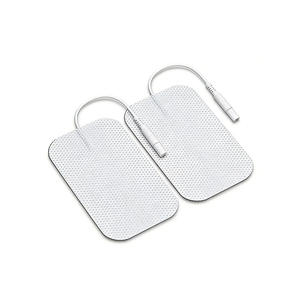 Électrodes <span class=keywords><strong>TENS</strong></span> réutilisables en tissu non tissé auto-adhésif certifiées CE, marque QD, modèle QD-D001, 80x130mm, pour remplacement d'appareil <span class=keywords><strong>TENS</strong></span> - Product Image 4