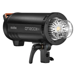 Godox QT1200III 1200W 1/8000 एस उच्च गति सिंक स्टूडियो फ्लैश स्ट्रोब प्रकाश में बनाया 2.4G वायरलेस प्रणाली 40W मॉडलिंग बल्ब का नेतृत्व किया