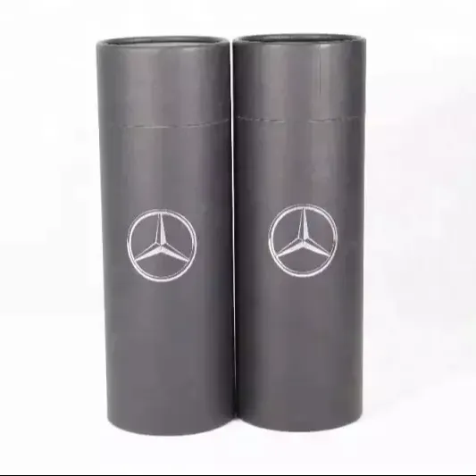 Luxury custom glass bottle gift paper packaging in different styles with brand logo