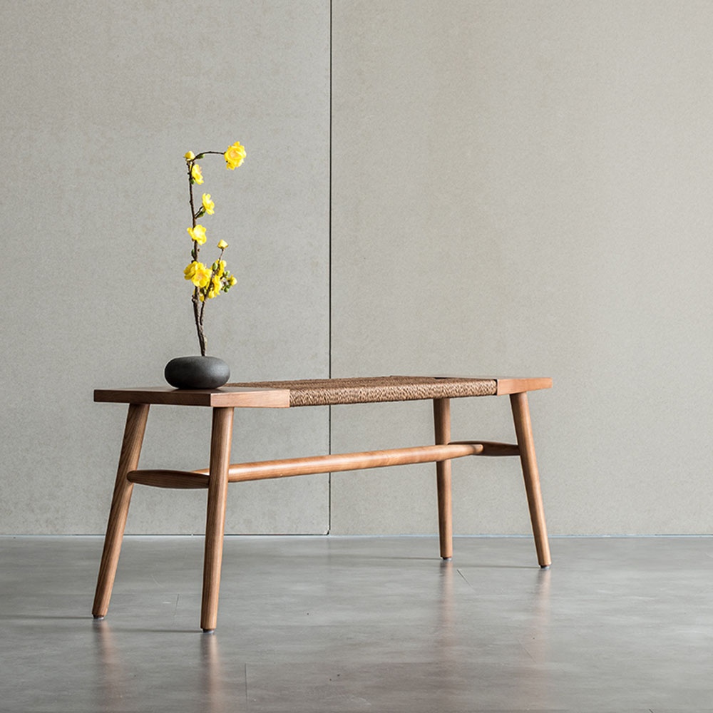 Wholesale Wood Funiture Rattan Restaurants Chair Modern Design Wooden Patio Bench Chair Dining Room Chairs