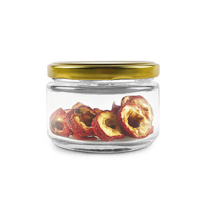 Bocal à <span class=keywords><strong>conserve</strong></span> à large ouverture à parois droites, hermétique, pots à confiture, 200 ml, en verre avec couvercles - Product Image 2