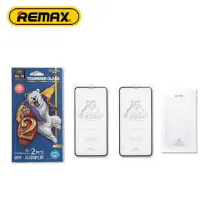 Remax Gl-70 다채로운 시리즈 휴대 전화 Hd 3d 9d 강화 휴대 전화 유리 스크린 프로텍터 14 13 12 11 Pro Max For iphone 13