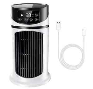 Ventilador de <span class=keywords><strong>aire</strong></span> acondicionado frío portátil Uso de 6 velocidades Refrigerado por <span class=keywords><strong>aire</strong></span> con humidificador Ventilador de refrigeración de escritorio para el hogar Oficina Dormitorio - Product Image 1