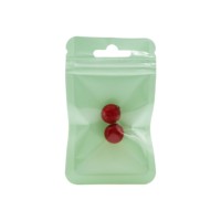 Sacs Ziplock Personnalisés à Trois Soudures Latérales pour Macarons, Bijoux, Pinceaux, Sacs en Plastique Transparent Holographique Scellés