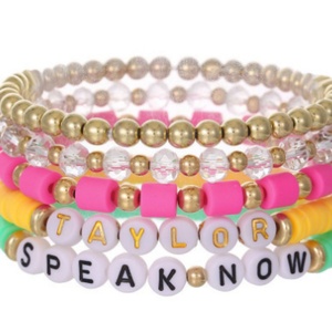 Bracelet d'amitié Swiftie, bracelet <span class=keywords><strong>en</strong></span> corde réglable avec perles alphabet colorées pour <span class=keywords><strong>concert</strong></span>, tournée <span class=keywords><strong>Taylor</strong></span> <span class=keywords><strong>Swift</strong></span> Eras - Product Image 2