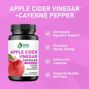 Premium Quality Natural Plant Extract Apple Cider Vinegar Capsules <b>Weight</b> Management Gut Health Capsules - Product Image 6