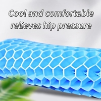 Dissipate Heat Car Gel Sitzkissen Summer Honeycomb Gel Kissen, Auto vergrößertes Sitzkissen, Silikon Stuhl polster