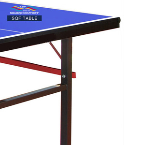 โต๊ะปิงปองพับได้ S.Q.F รุ่น Professional Blue พร้อมล้อ โต๊ะปิงปอง MDF คุณภาพระดับเชิงพาณิชย์ สำหรับใช้ในร่ม เหมาะสำหรับโรงยิมและคลับ - Product Image 2