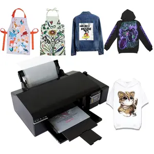 High Speed Desktop Dtf Printing machine l1800 A3 size dtf printer for t shirt hoody fabric printing