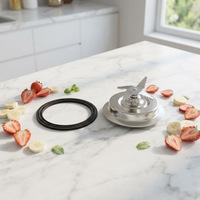 Pièces de rechange pour mixeur domestique avec lame en acier inoxydable pour mixeur, durable, 13000 tr/min