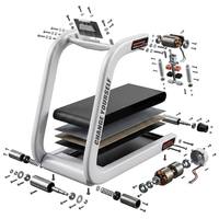 Diseño 3D de Máquina para Correr, Diseño Industrial, Procesamiento de Ingeniería Personalizada, Diseño de Estructura Mecánica