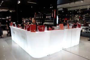 โต๊ะกลมสำหรับงานเลี้ยงค็อกเทล โรงแรม โต๊ะบาร์พลาสติก - Product Image 3