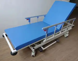 Nuova mobilia dell'ospedale blu di colore del materiale d'acciaio dell'automobile dell'ambulanza manuale