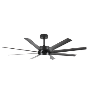Ventilateur de plafond moderne industriel en ABS avec moteur DC pur de grande taille, télécommande, lumière LED intelligente pour salon - Product Image 6